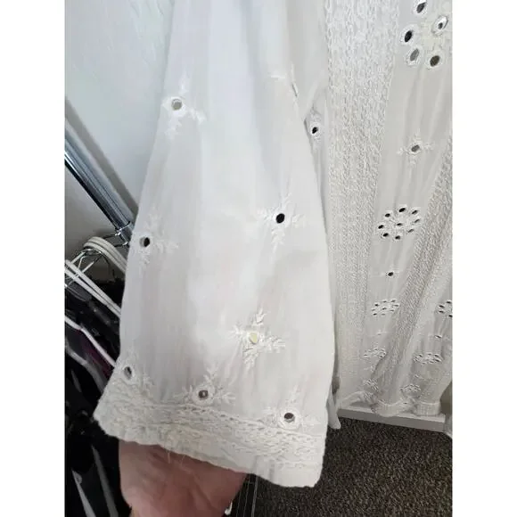 Nili Lotan Dress mirror detail size xs but is oversized maxi caftan - Picture 5 of 6